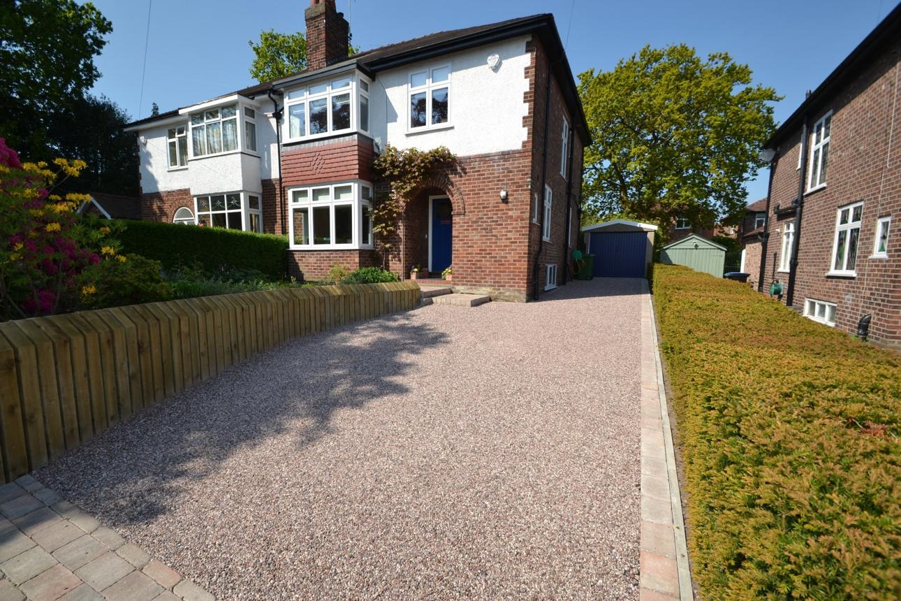 gravel driveway installed for residential property